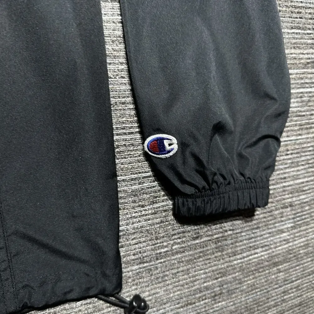 SDSU Jacket Adult Small Black Full Zip Windbreaker San Diego State Hooded Univer